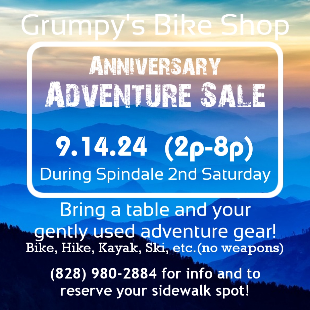 Grumpy's Bike Shop - Anniversary Adventure Sale