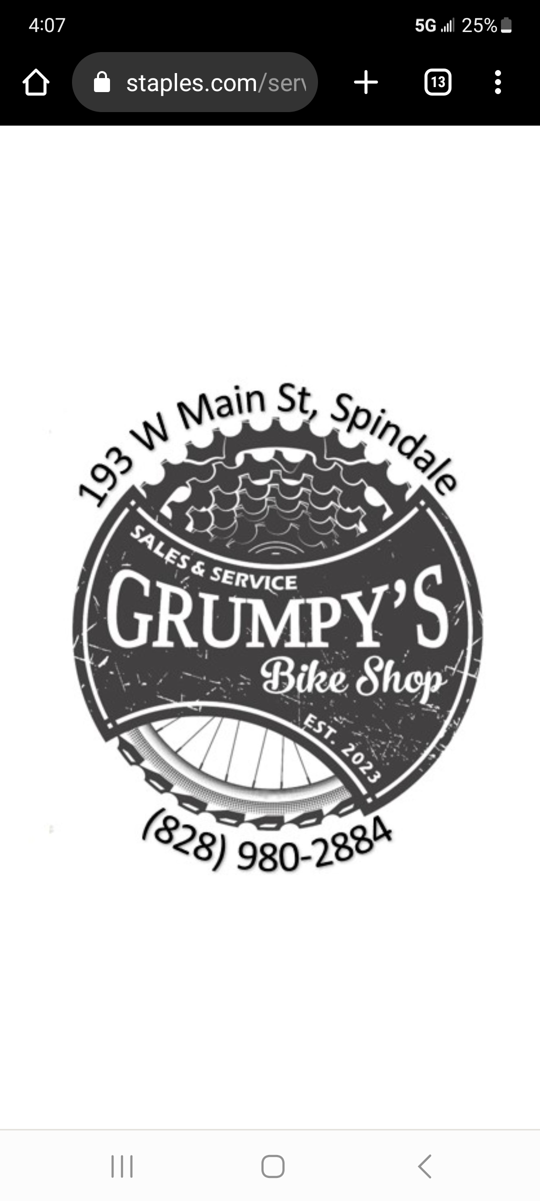 Grumpy's Bike Shop